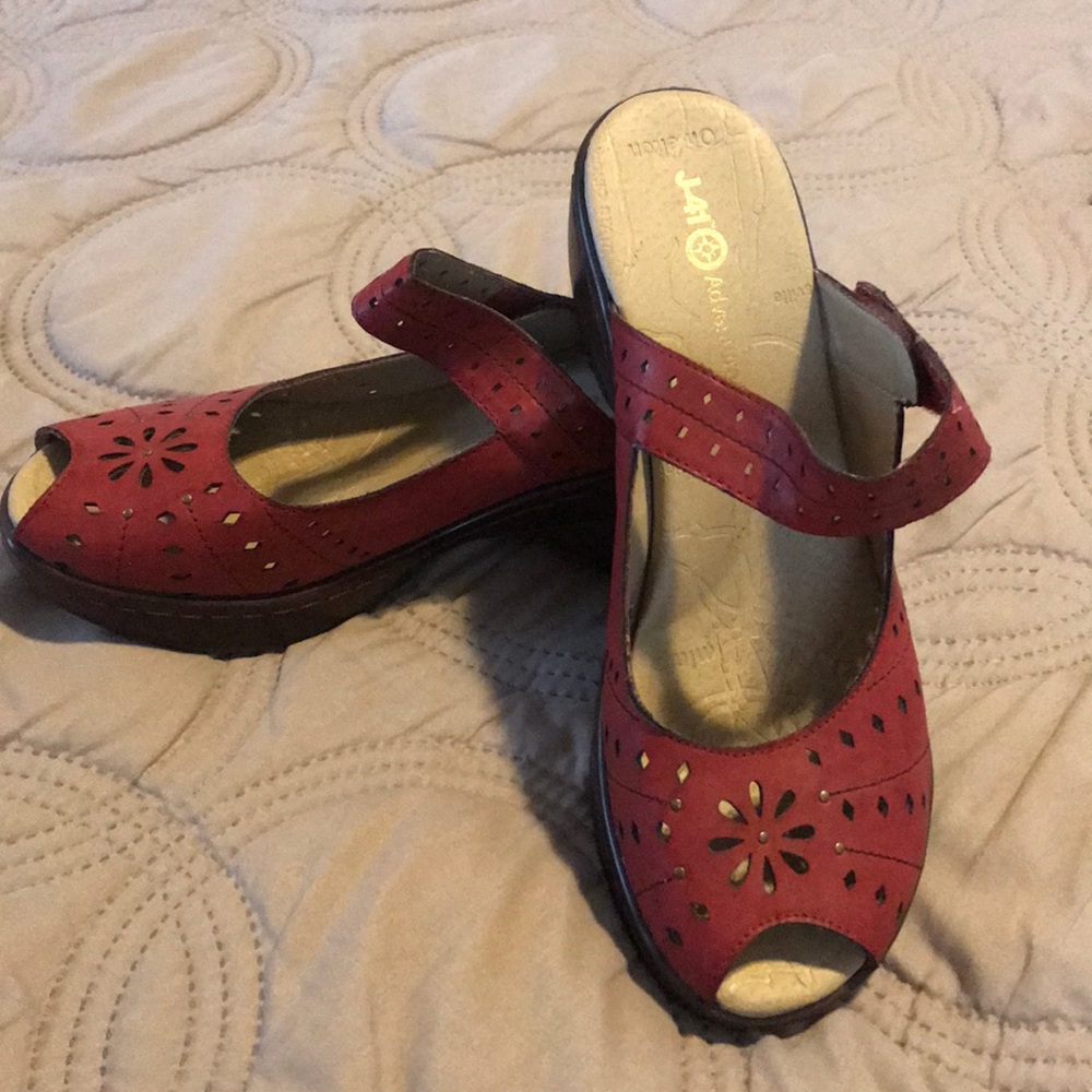 J-41 Red Mary Janes